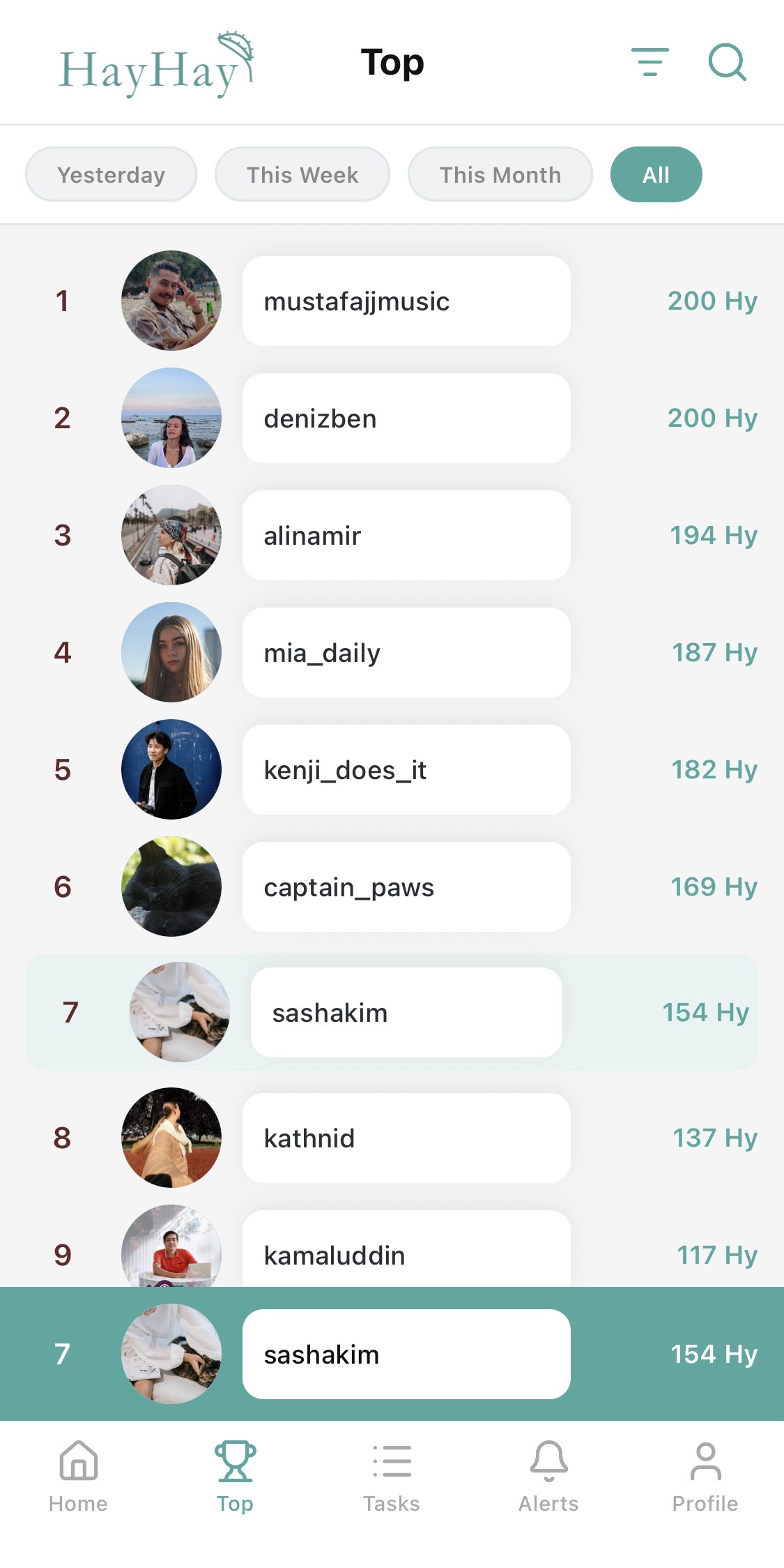 Top leaderboard